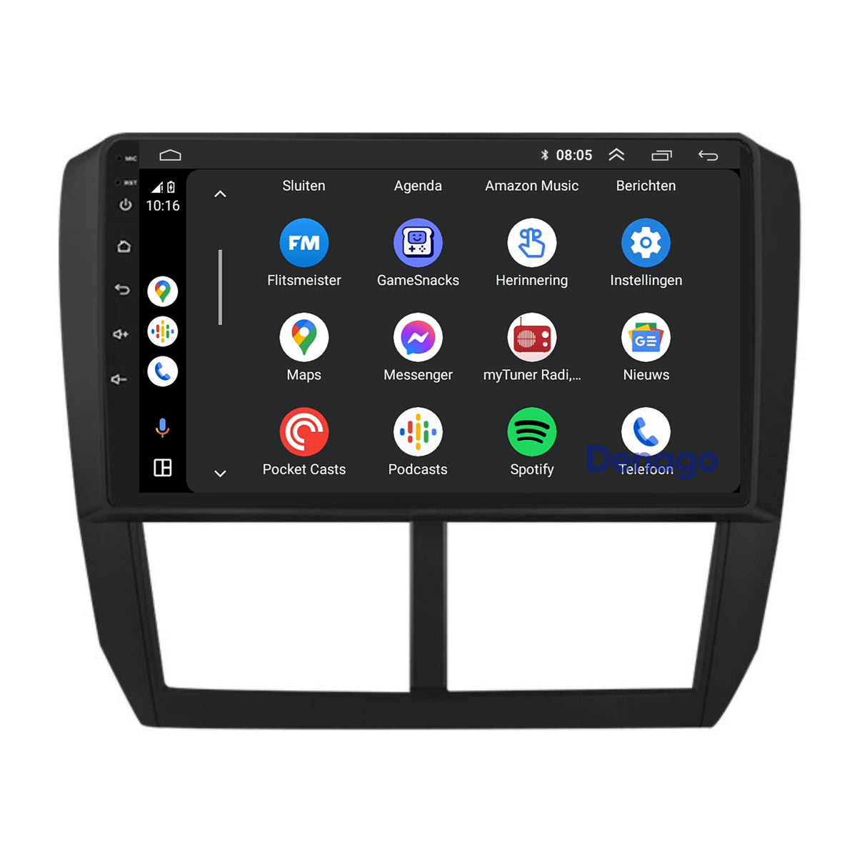 Denago DNG-A132 multimediasysteem voor Subaru Forester (2008–2012), afbeelding 5
