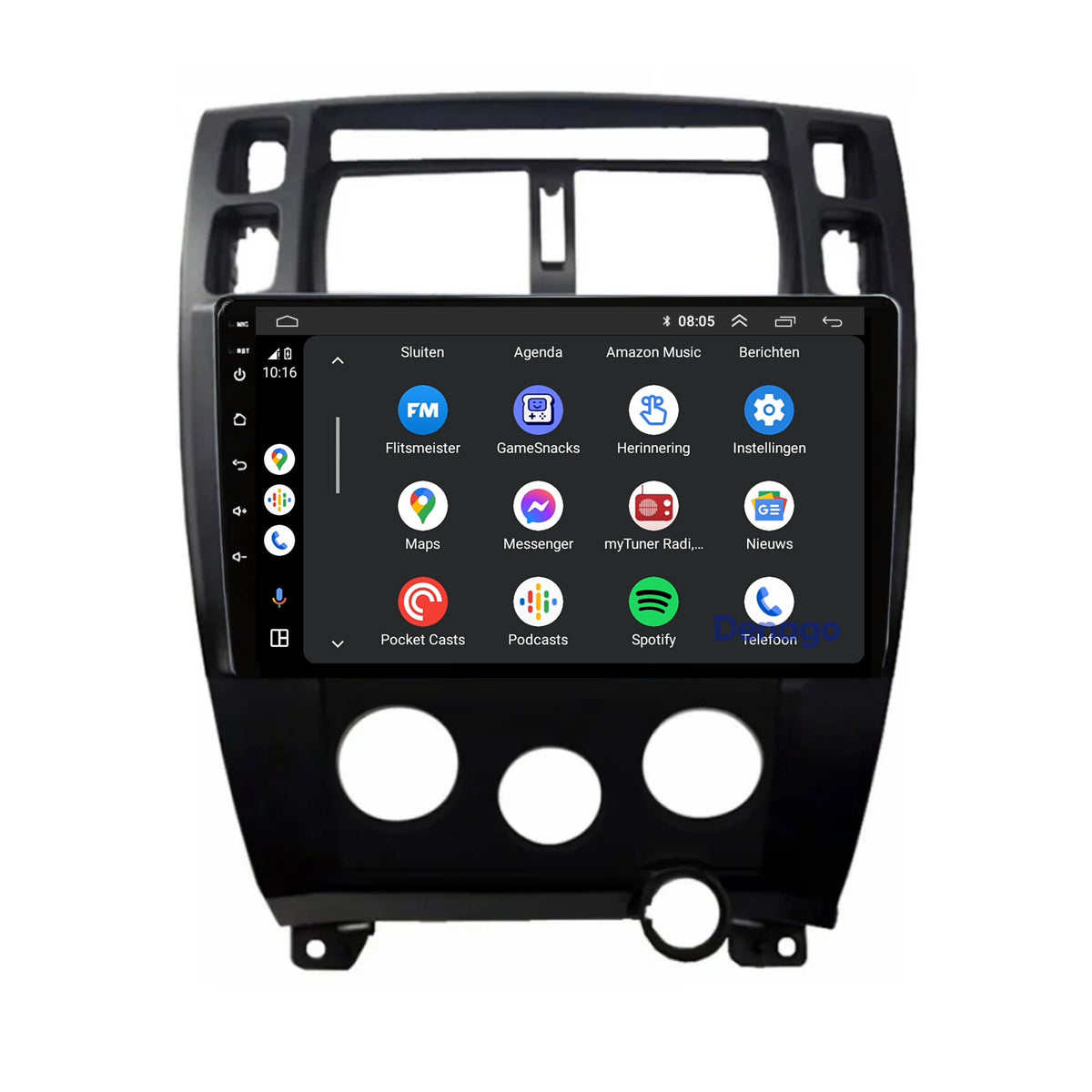 Denago DNG-A89 multimediasysteem voor Hyundai Tucson (2004–2010), afbeelding 3
