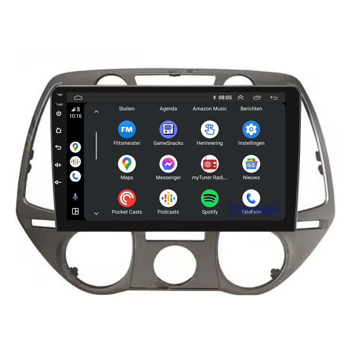 Denago DNG-A83 multimediasysteem voor Hyundai i20 (2008–2014), afbeelding 3