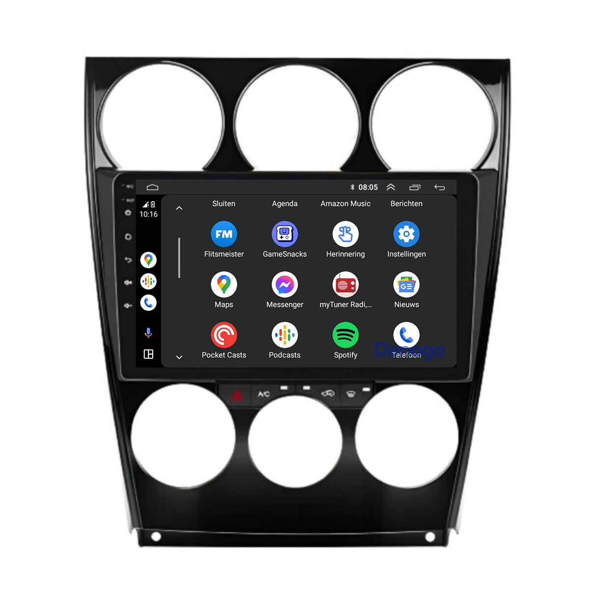 Denago DNG-A130 multimediasysteem voor Mazda 6 (2002–2007), afbeelding 5