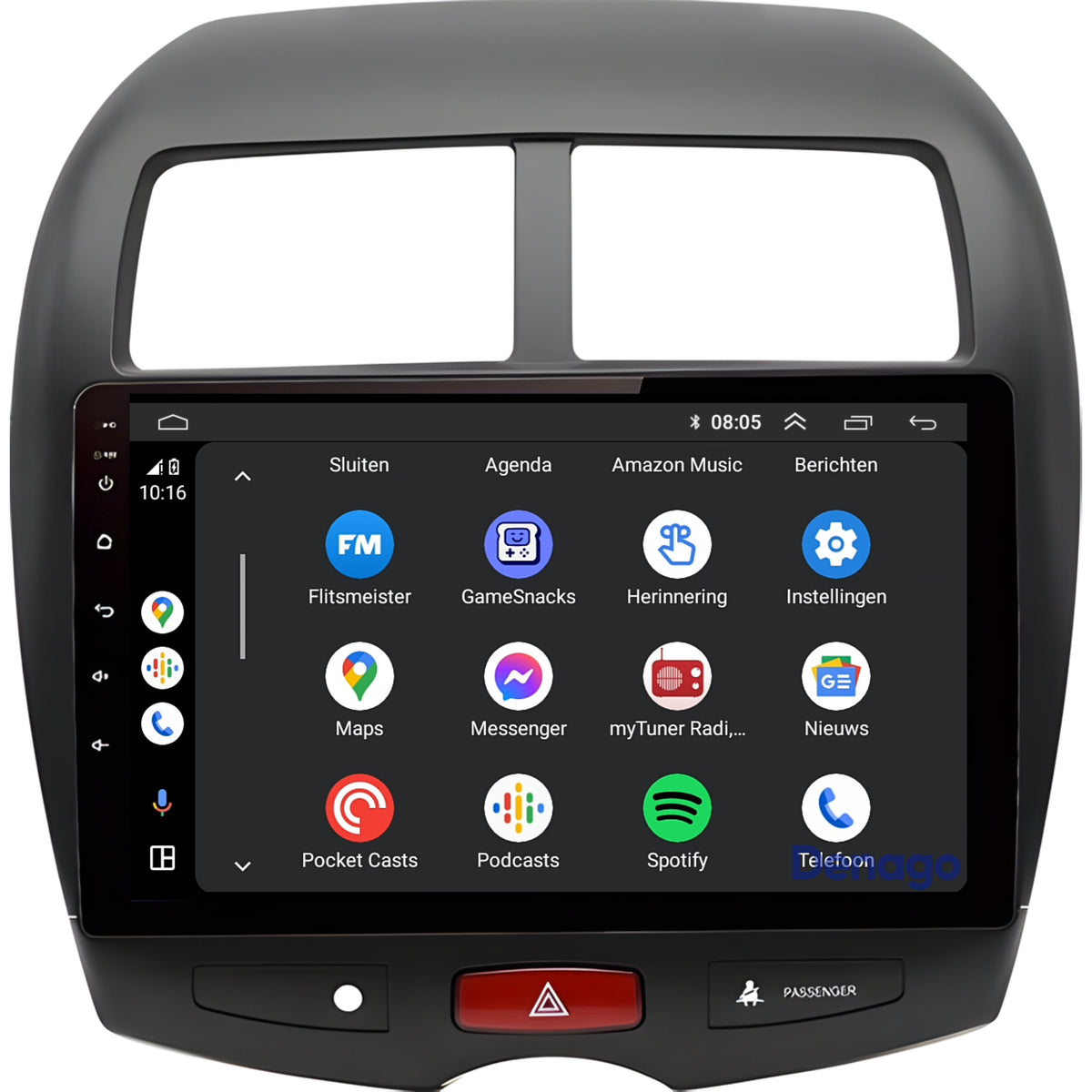 Denago DNG-A117 multimediasysteem voor Mitsubishi ASX (2010–2015), afbeelding 3