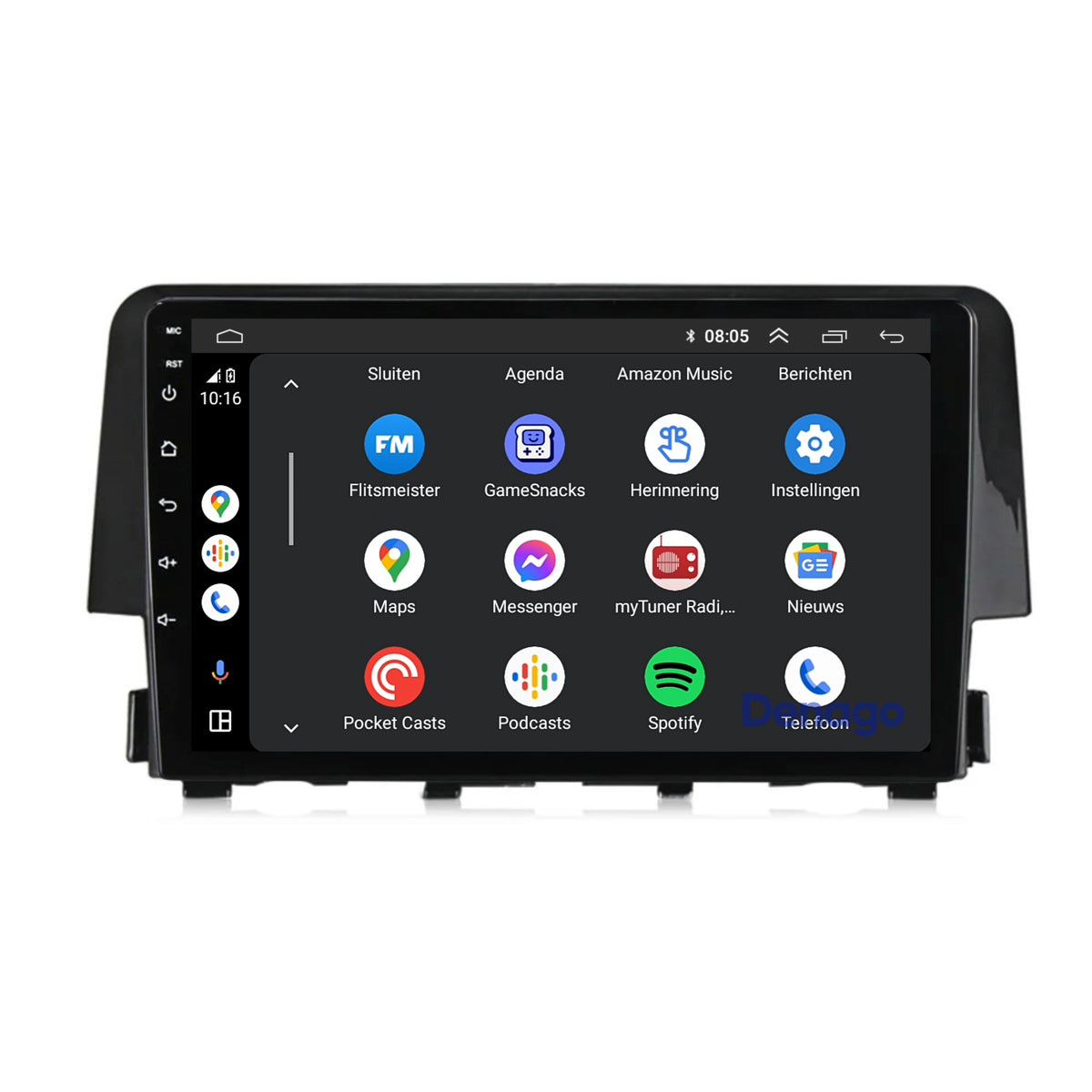 Denago DNG-A114 multimediasysteem voor Honda Civic (2016–2021), afbeelding 5
