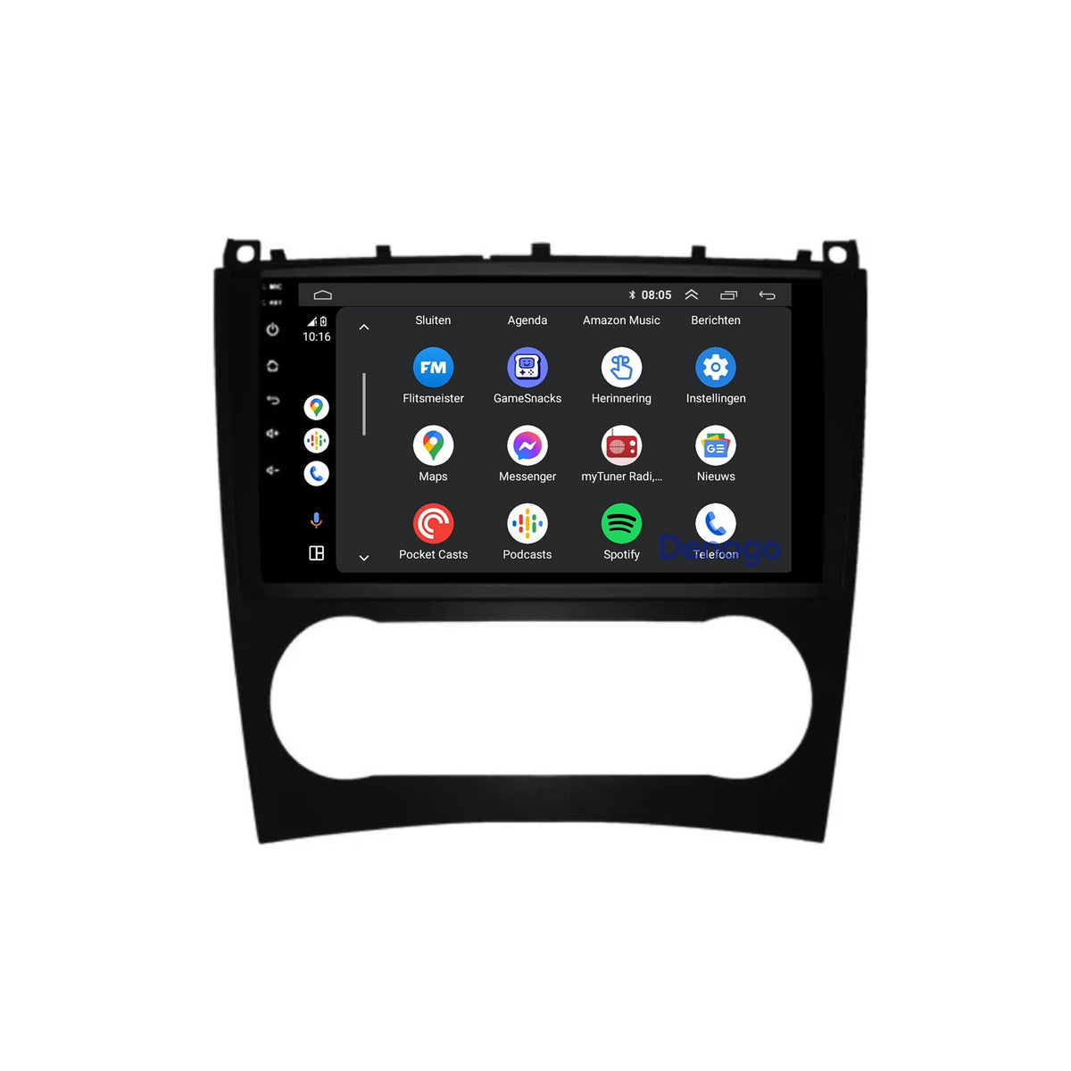 Denago DNG-A238 multimediasysteem voor Mercedes-Benz C-Klasse W203, CLC W203 en CLK W209 (2004–2011), afbeelding 5