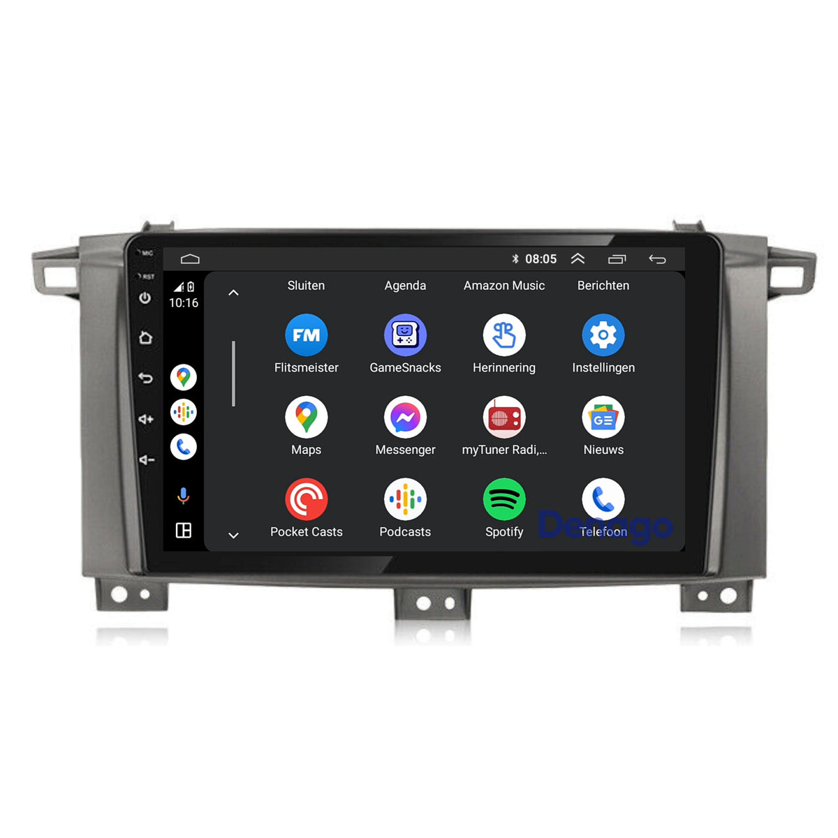 Denago DNG-A338 multimediasysteem voor Toyota Land Cruiser 100 (2005–2007), afbeelding 5
