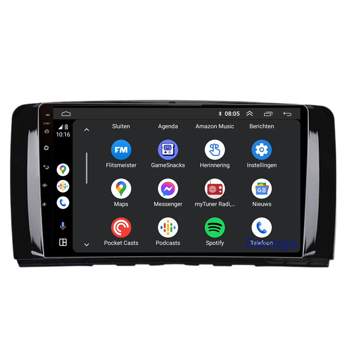 Denago DNG-A190 multimediasysteem voor Mercedes-Benz R-Klasse (2005–2013), afbeelding 3