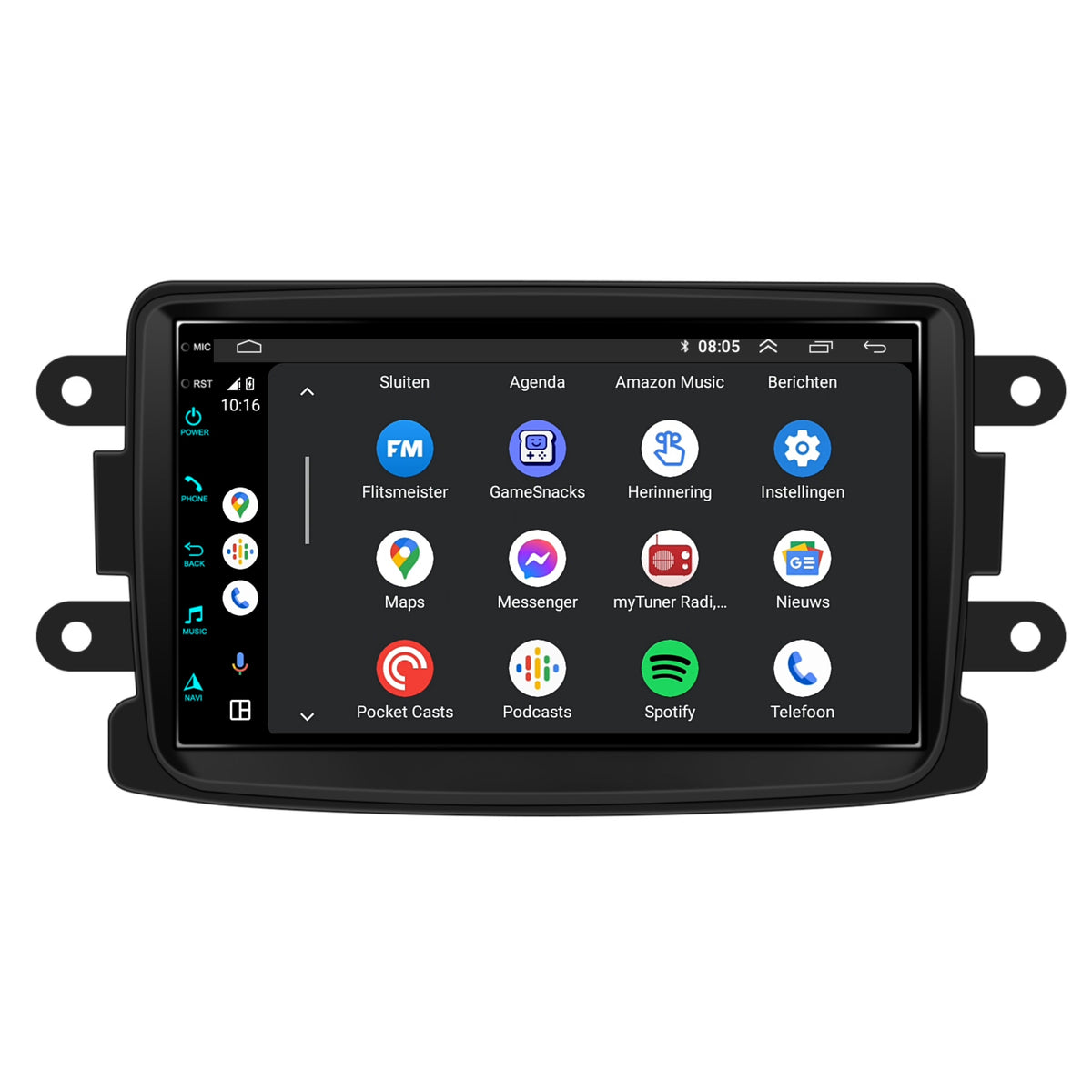 Denago DNG-1133L multimediasysteem voor Dacia Logan (2013–2020), afbeelding 3