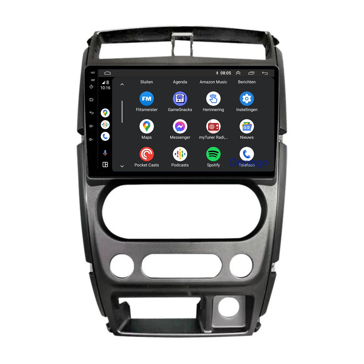 Denago DNG-A334 multimediasysteem voor Suzuki Jimny (2005–2018), afbeelding 5