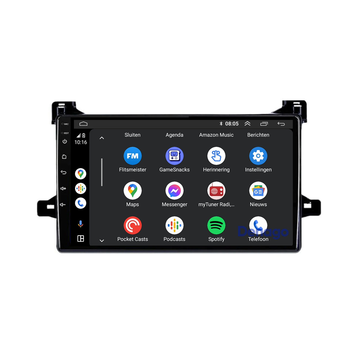 Denago DNG-A311 multimediasysteem voor Toyota Prius (2016–2018), afbeelding 5