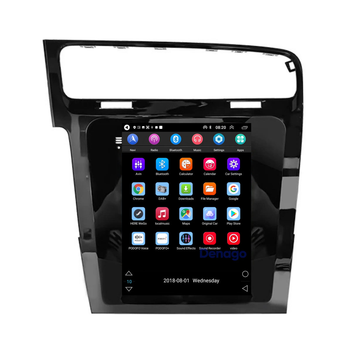 Denago DNG-A82 multimediasysteem voor Volkswagen Golf 7 (2012–2016), afbeelding 4