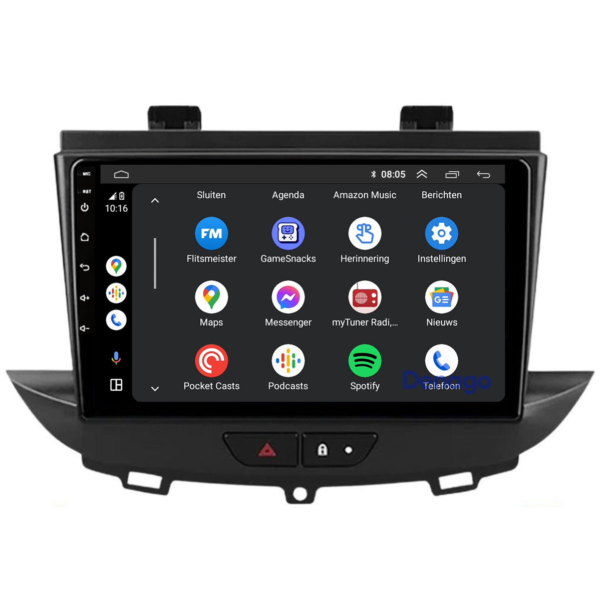 Denago DNG-A329 multimediasysteem voor Opel Grandland X (2016–2020), afbeelding 5