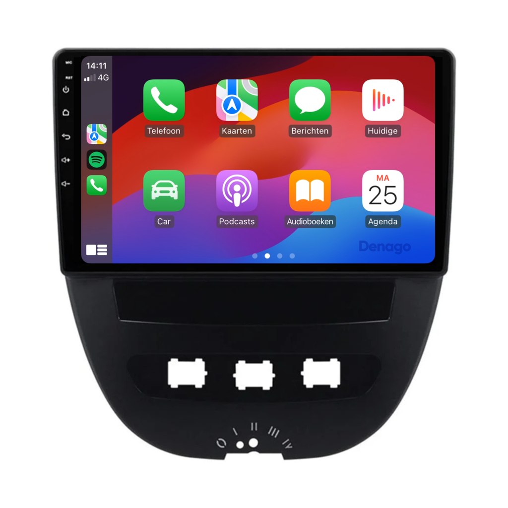 Denago DNG-A01 multimediasysteem voor Toyota Aygo (2005–2013)