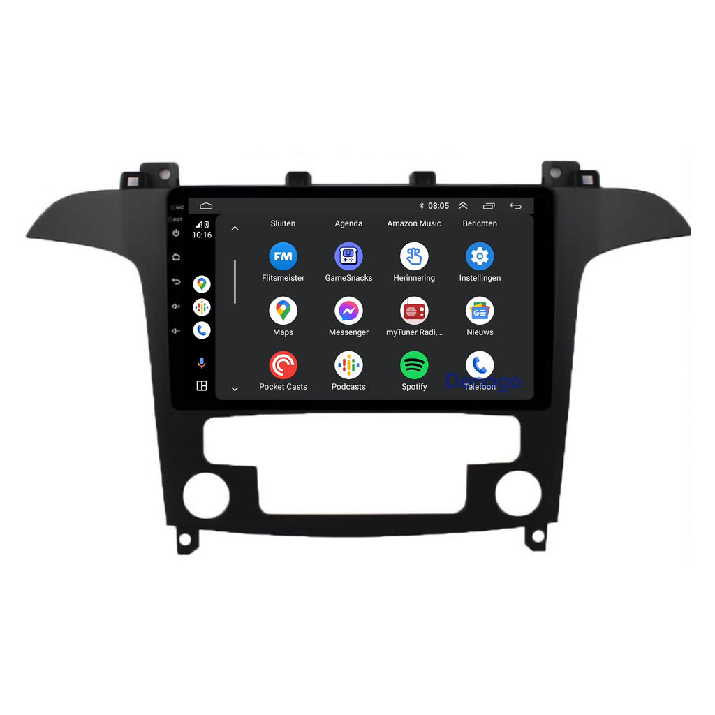Denago DNG-A134 multimediasysteem voor Ford S-Max (2006–2008), afbeelding 4