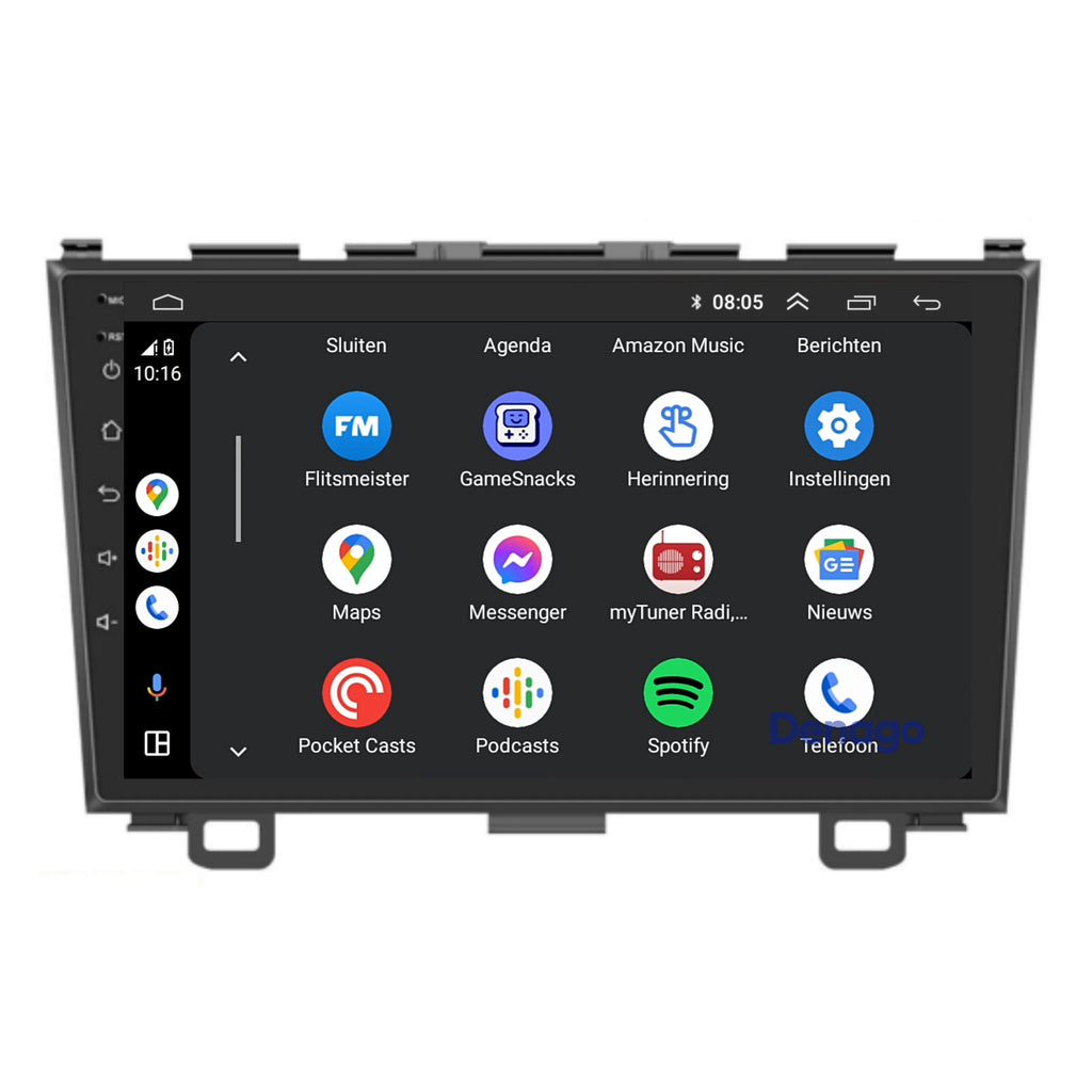Denago DNG-A100 multimediasysteem voor Honda CR-V (2007–2012), afbeelding 5