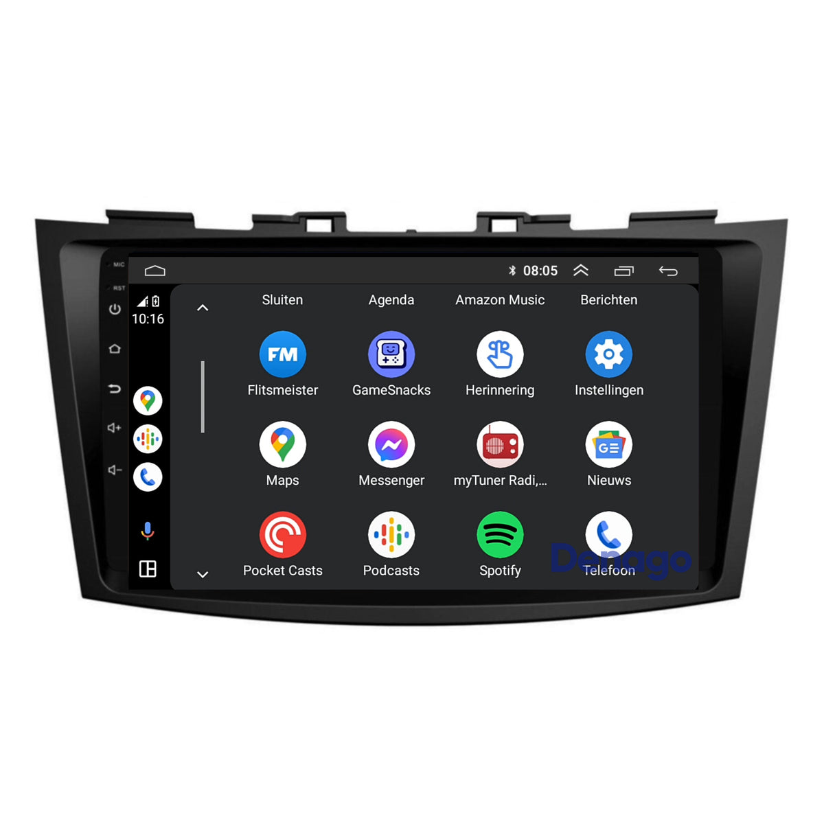 Denago DNG-A251 multimediasysteem voor Suzuki Swift (2011–2017), afbeelding 3