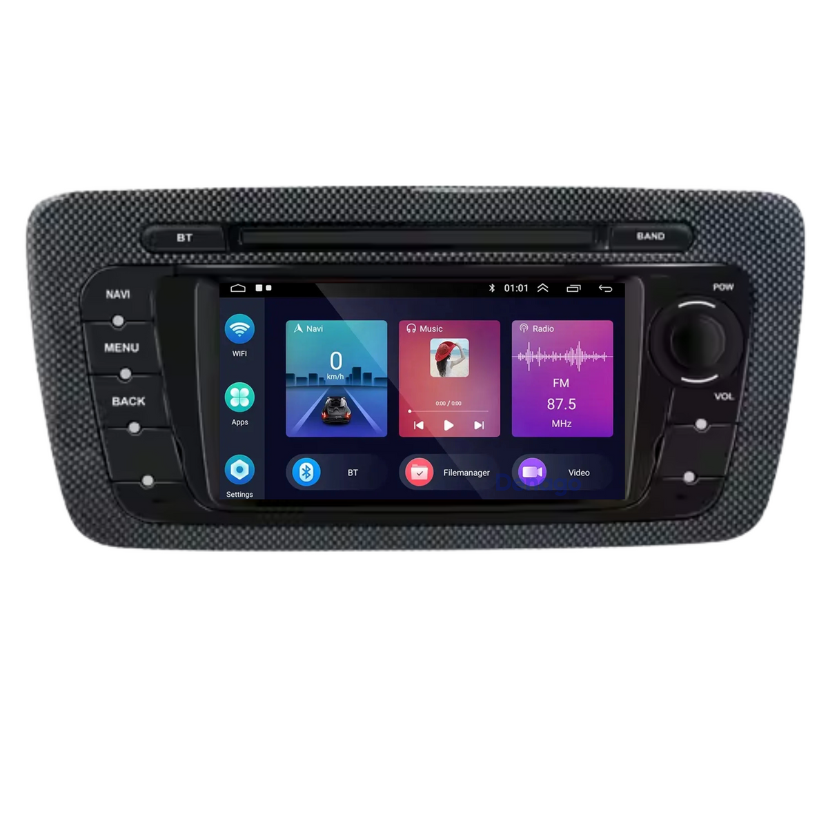 Denago DNG-1153 multimediasysteem voor Seat Ibiza (2008–2014), afbeelding 3