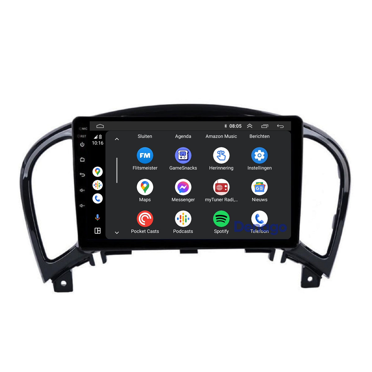 Denago DNG-A187 multimediasysteem voor Nissan Juke (2010–2019), afbeelding 3