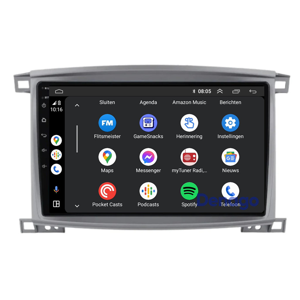 Denago DNG-A310 multimediasysteem voor Toyota Land Cruiser 100 (2005–2007), afbeelding 5
