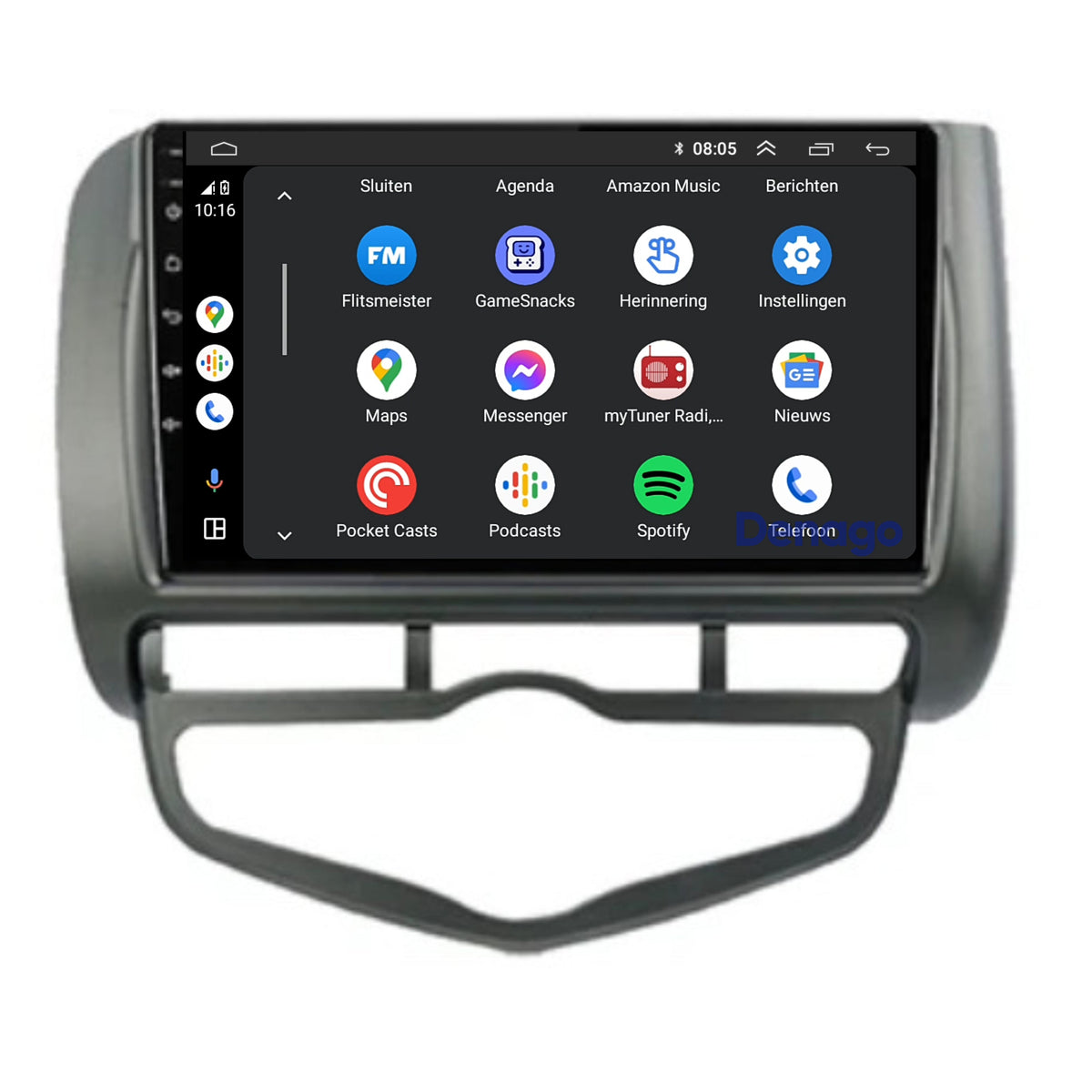 Denago DNG-A202 multimediasysteem voor Honda Jazz (2005–2008), afbeelding 3