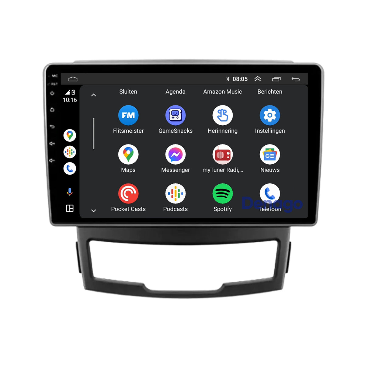 Denago DNG-A253 multimediasysteem voor SsangYong Korando (2011–2014), afbeelding 5