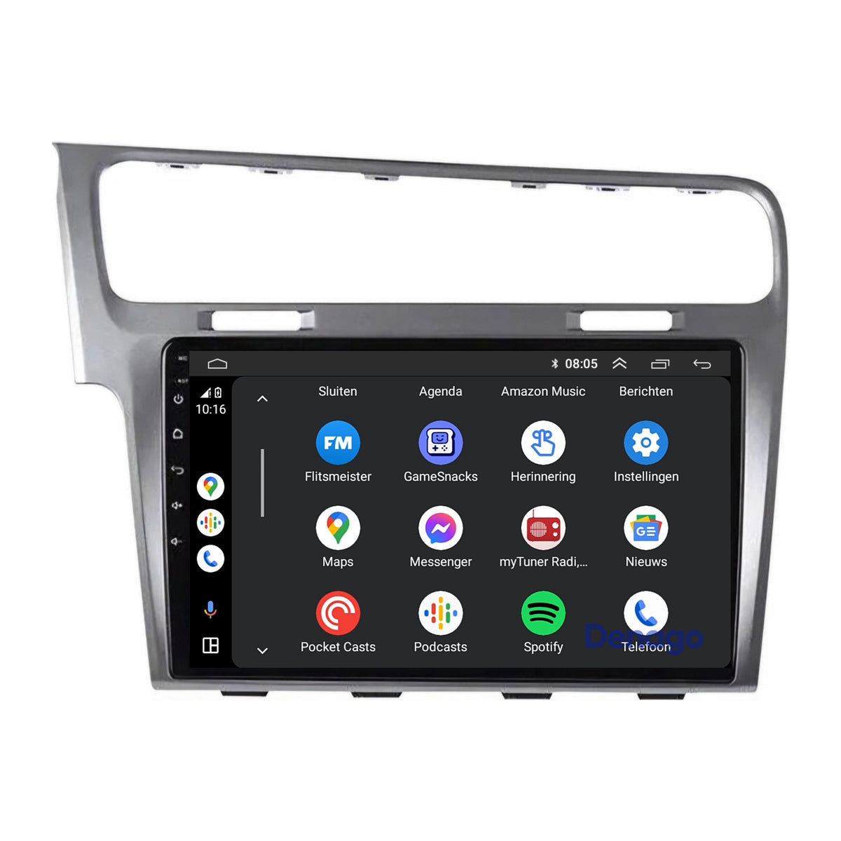 Denago DNG-A17 multimediasysteem voor Volkswagen Golf 7 (2012–2020), afbeelding 2