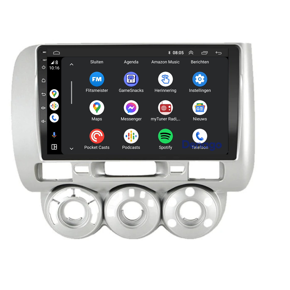 Denago DNG-A156 multimediasysteem voor Honda Jazz (2008–2013), afbeelding 5