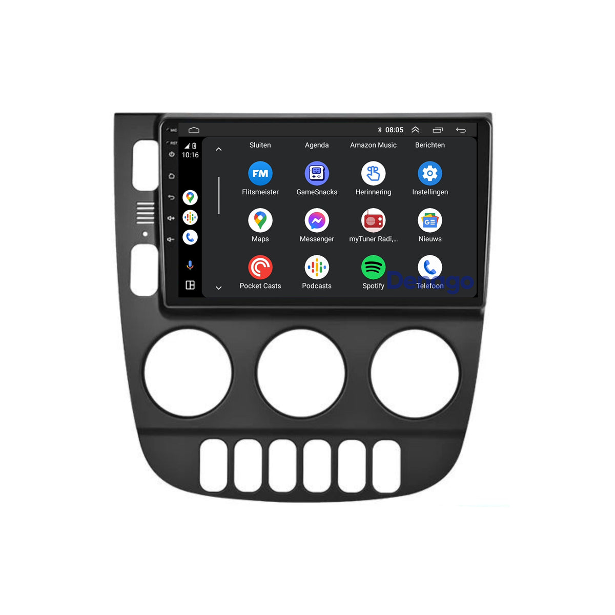 Denago DNG-A221 multimediasysteem voor Mercedes-Benz ML (1999–2004), afbeelding 3