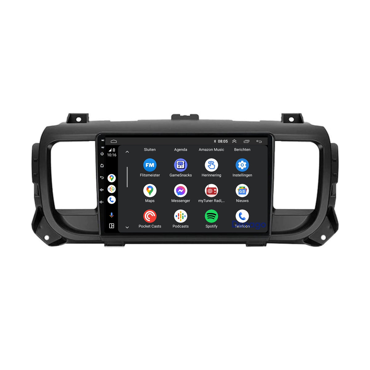 Denago DNG-A233 multimediasysteem voor Citroën Jumpy (2016–2023), afbeelding 3
