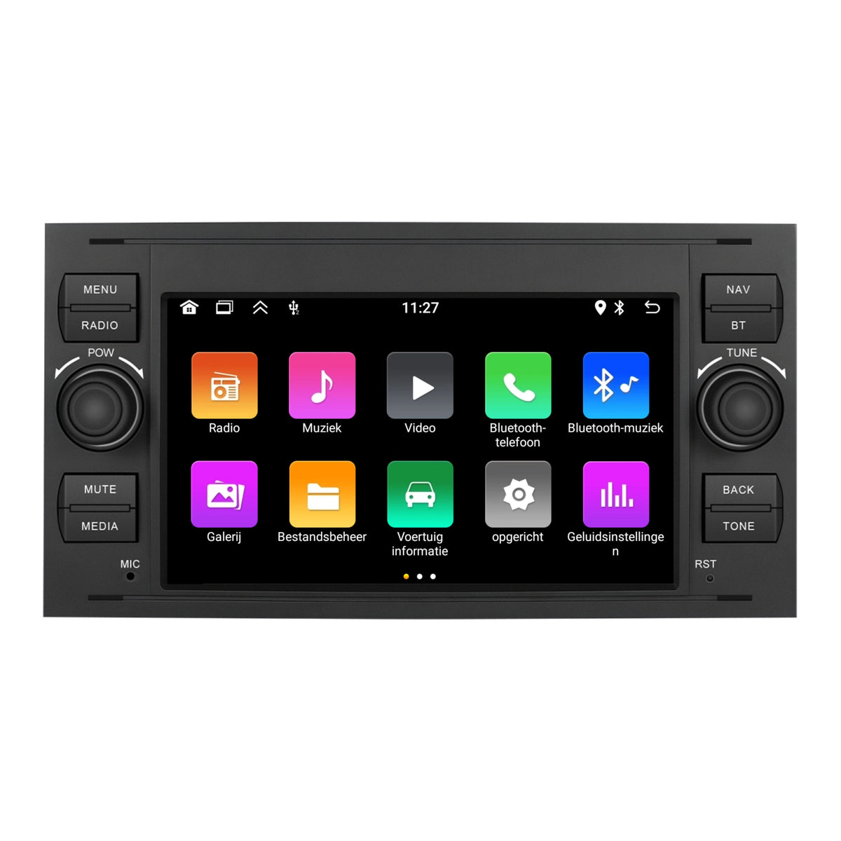 Denago DNG-1114 multimediasysteem voor Ford C-Max, Fiesta, Focus 2 en meer (2003–2013), afbeelding 4