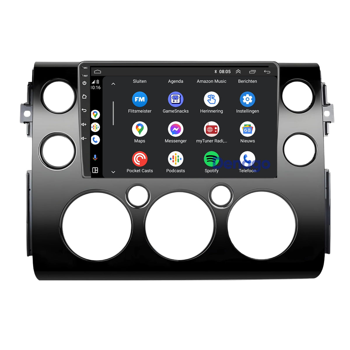 Denago DNG-A308 multimediasysteem voor Toyota FJ Cruiser (2006–2017), afbeelding 5