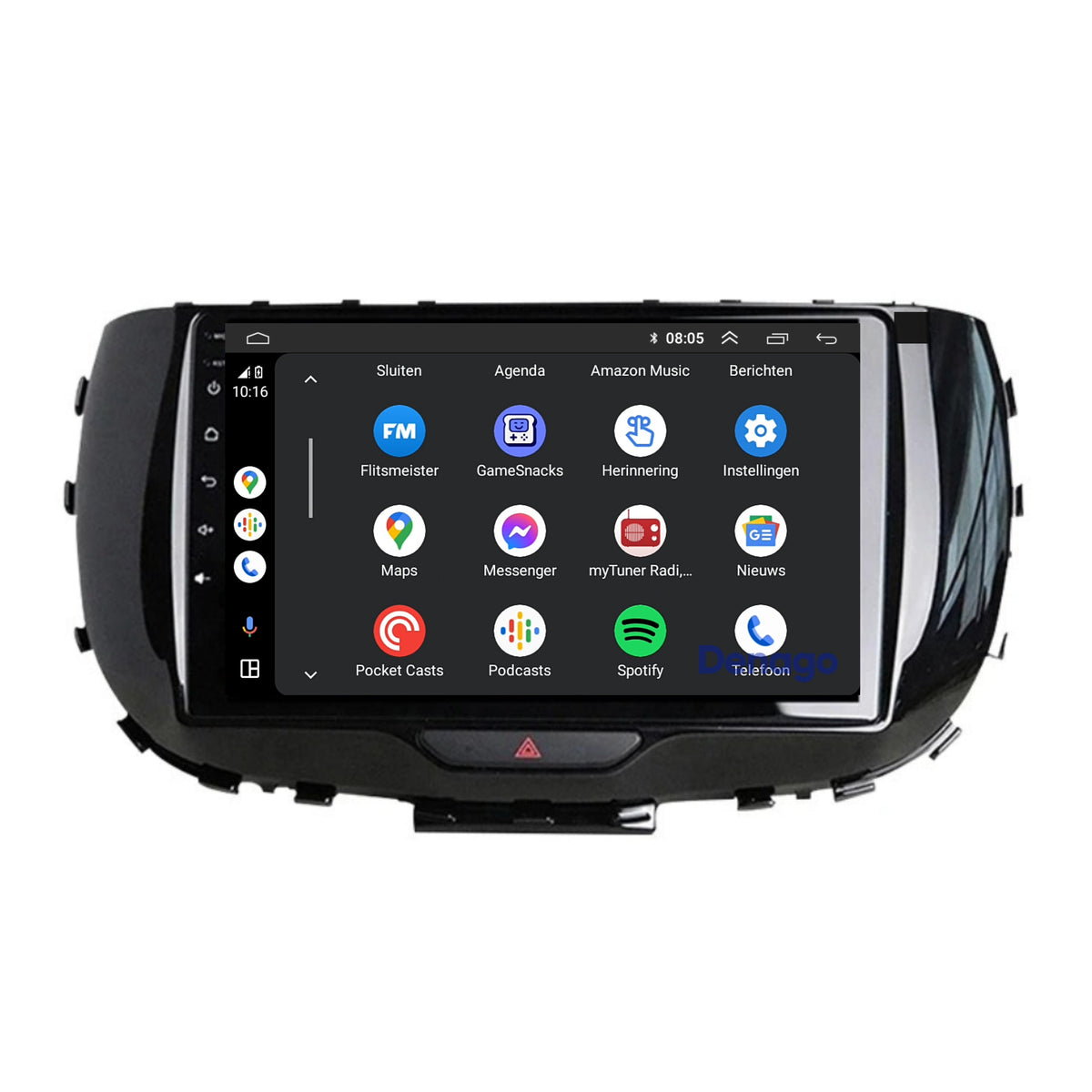 Denago DNG-A165 multimediasysteem voor Kia Soul (2020–2024), afbeelding 5