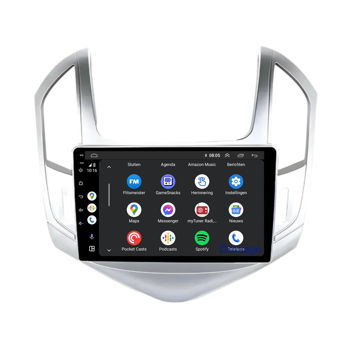 Denago DNG-A324 multimediasysteem voor Chevrolet Cruze (2012–2014), afbeelding 4