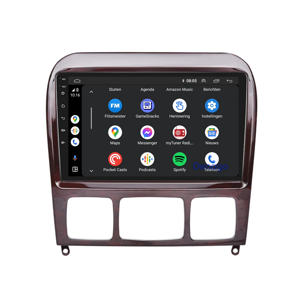 Denago DNG-A92 multimediasysteem voor Mercedes-Benz S-Klasse (1999–2005), afbeelding 3