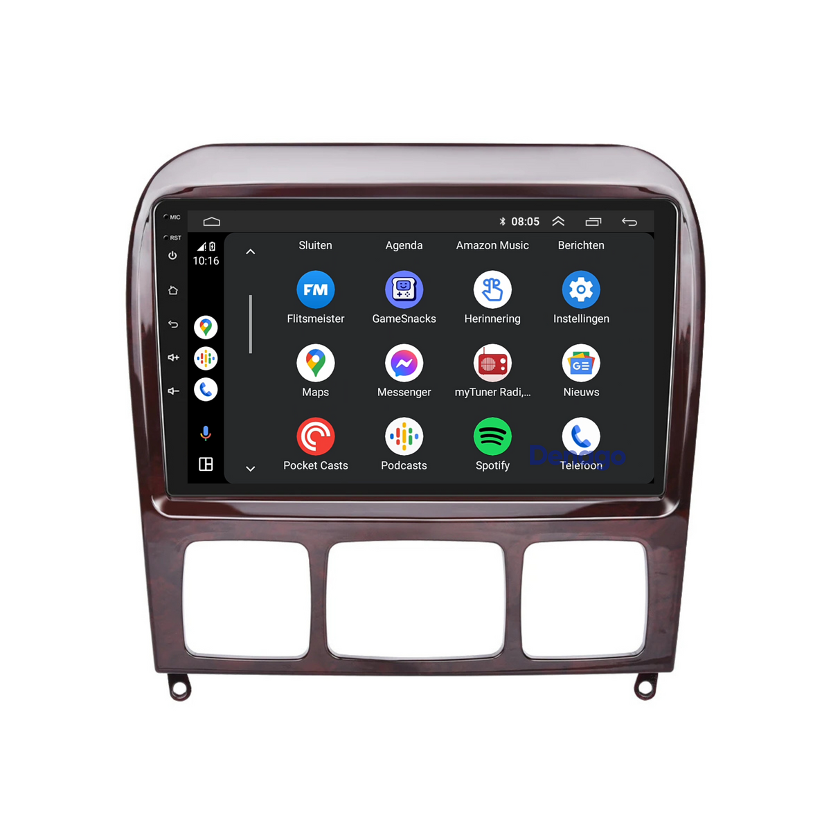 Denago DNG-A92 multimediasysteem voor Mercedes-Benz S-Klasse (1999–2005), afbeelding 3