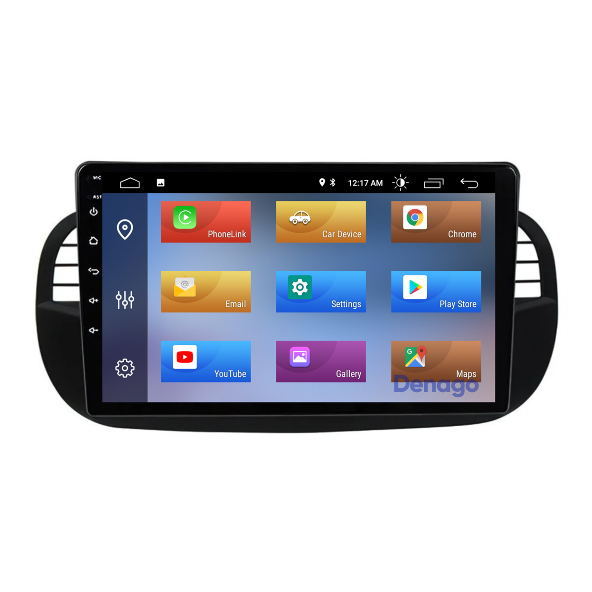 Denago DNG-A66 multimediasysteem voor Fiat 500 (2007–2015), afbeelding 2