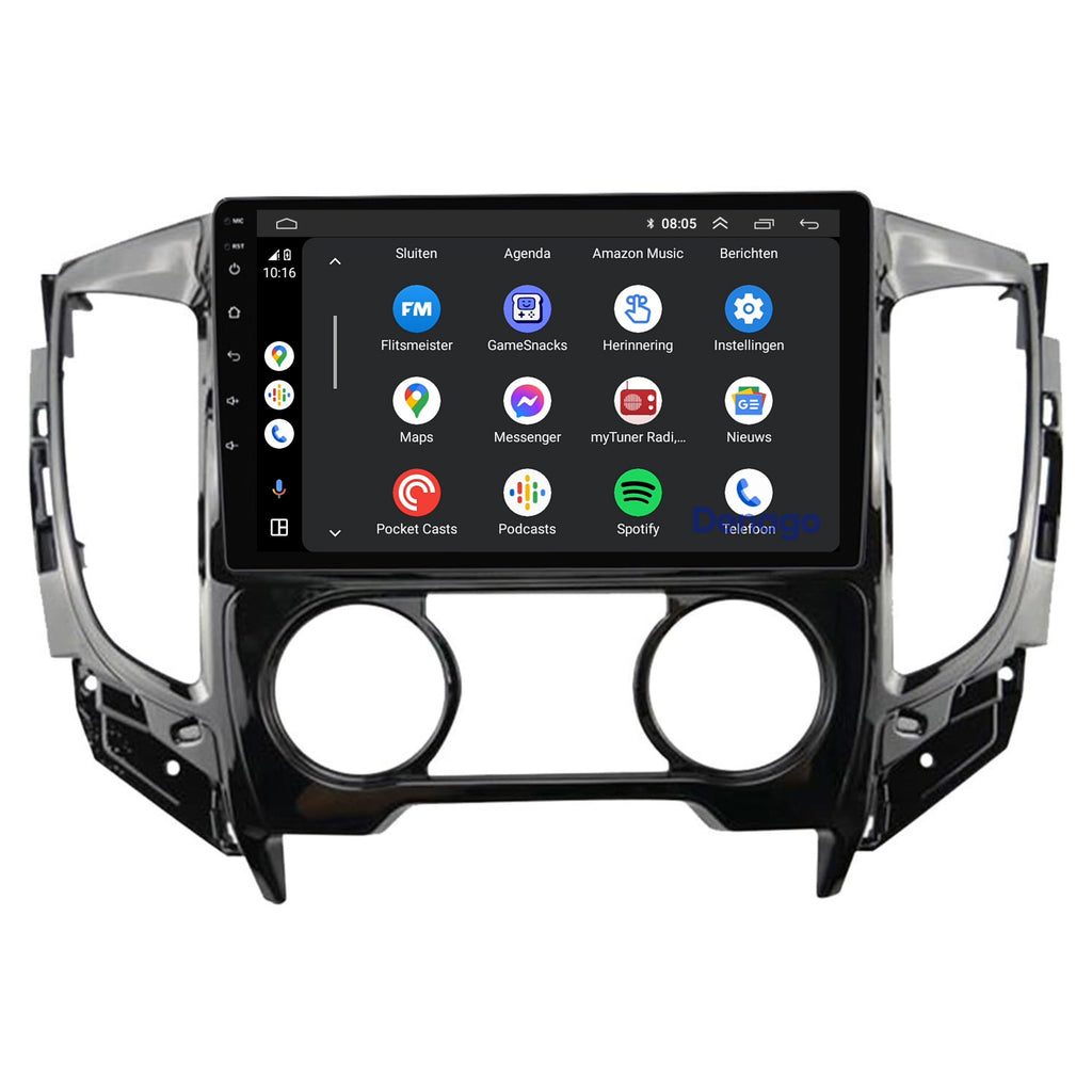 Denago DNG-A285 multimediasysteem voor Mitsubishi Triton (2015–2018), afbeelding 3