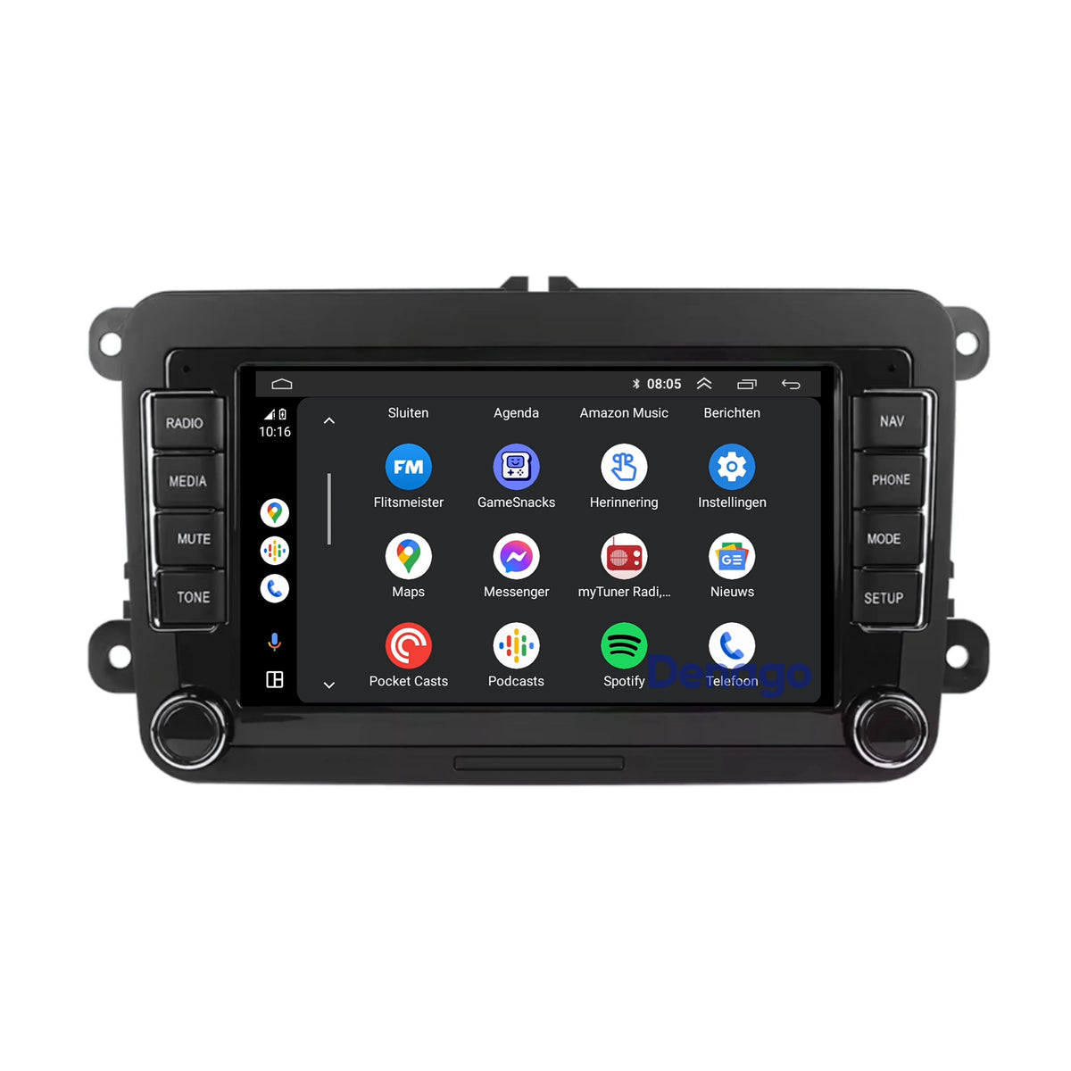 Denago DNG-2722-T6 multimediasysteem voor Volkswagen Transporter T6 (2015–2019), afbeelding 5