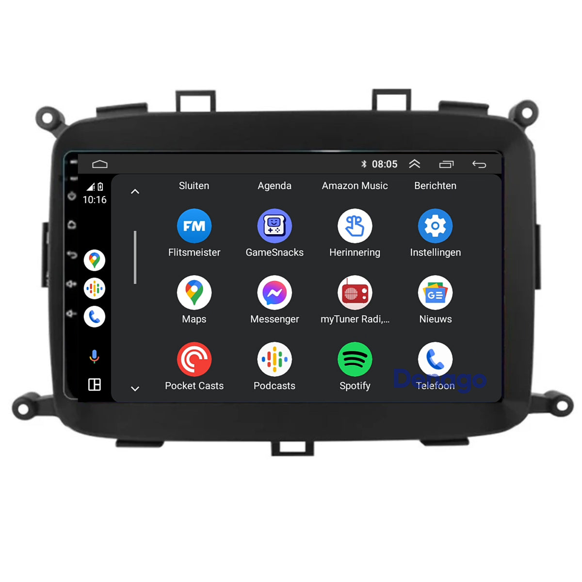 Denago DNG-A180 multimediasysteem voor Kia Carens (2013–2019), afbeelding 5