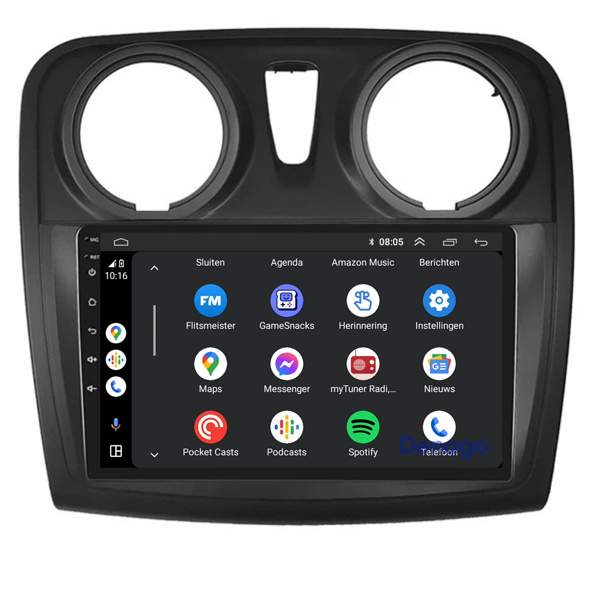 Denago DNG-A153 multimediasysteem voor Dacia Sandero (2013–2020), afbeelding 5