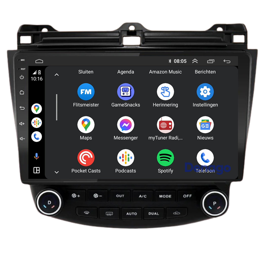 Denago DNG-A168 multimediasysteem voor Honda Accord (2003–2008), afbeelding 5