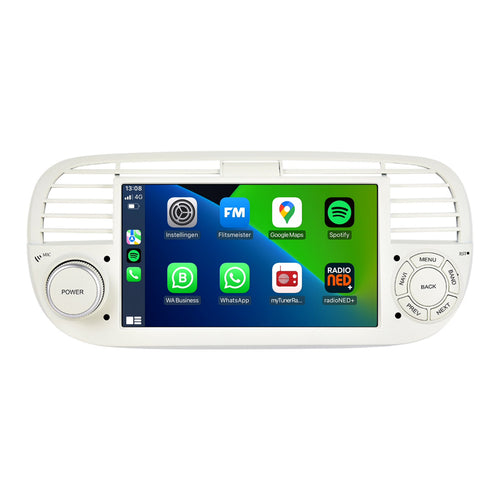 Denago DNG-1123W multimediasysteem voor Fiat 500 en 500 Abarth (2007–2015), afbeelding 2