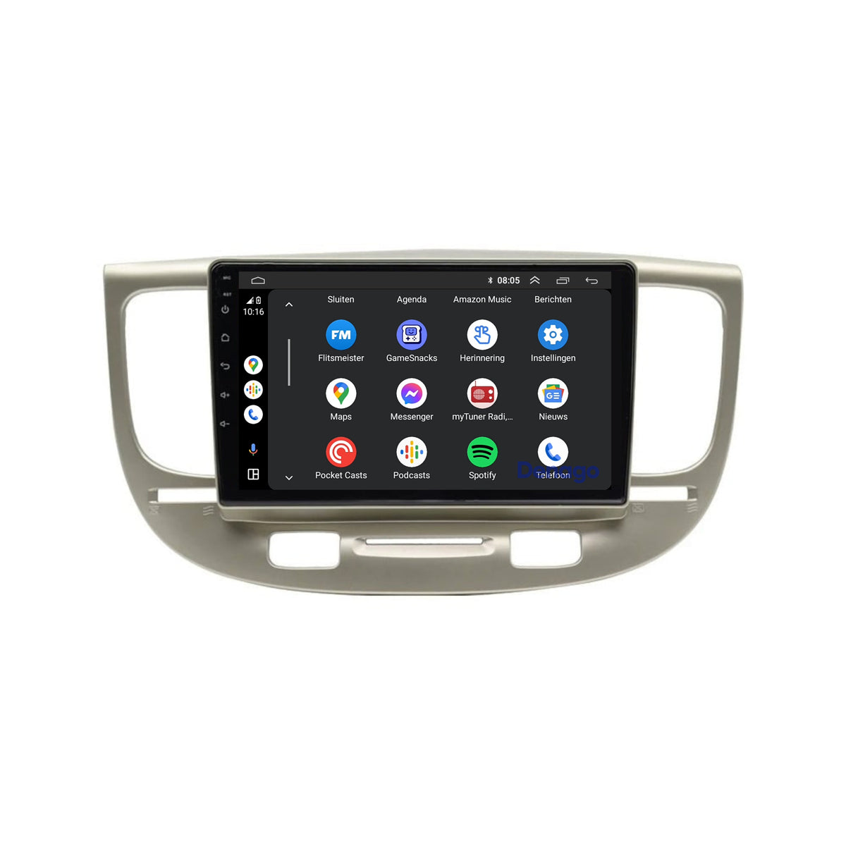 Denago DNG-A173 multimediasysteem voor Kia Rio (2006–2010), afbeelding 5