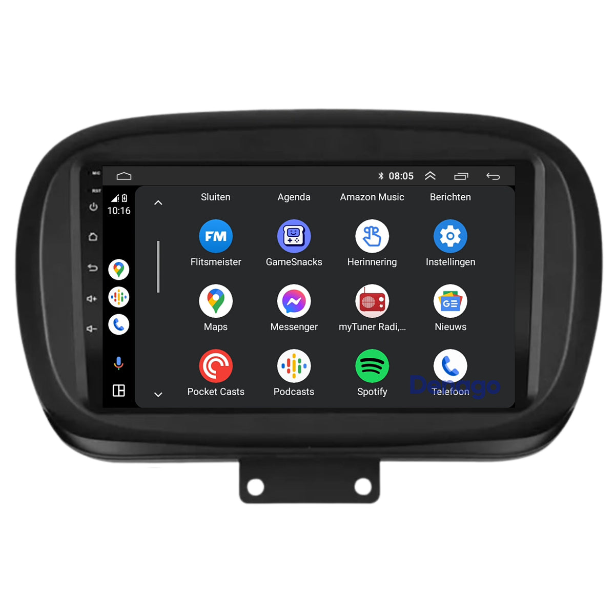 Denago DNG-A147 multimediasysteem voor Fiat 500X (2014–2023), afbeelding 5