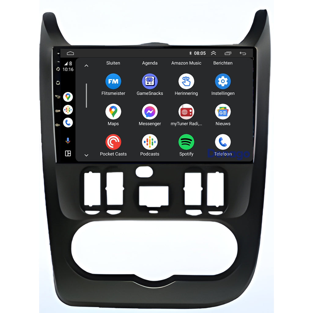 Denago DNG-A344 multimediasysteem voor Dacia Logan (2010–2013), afbeelding 5