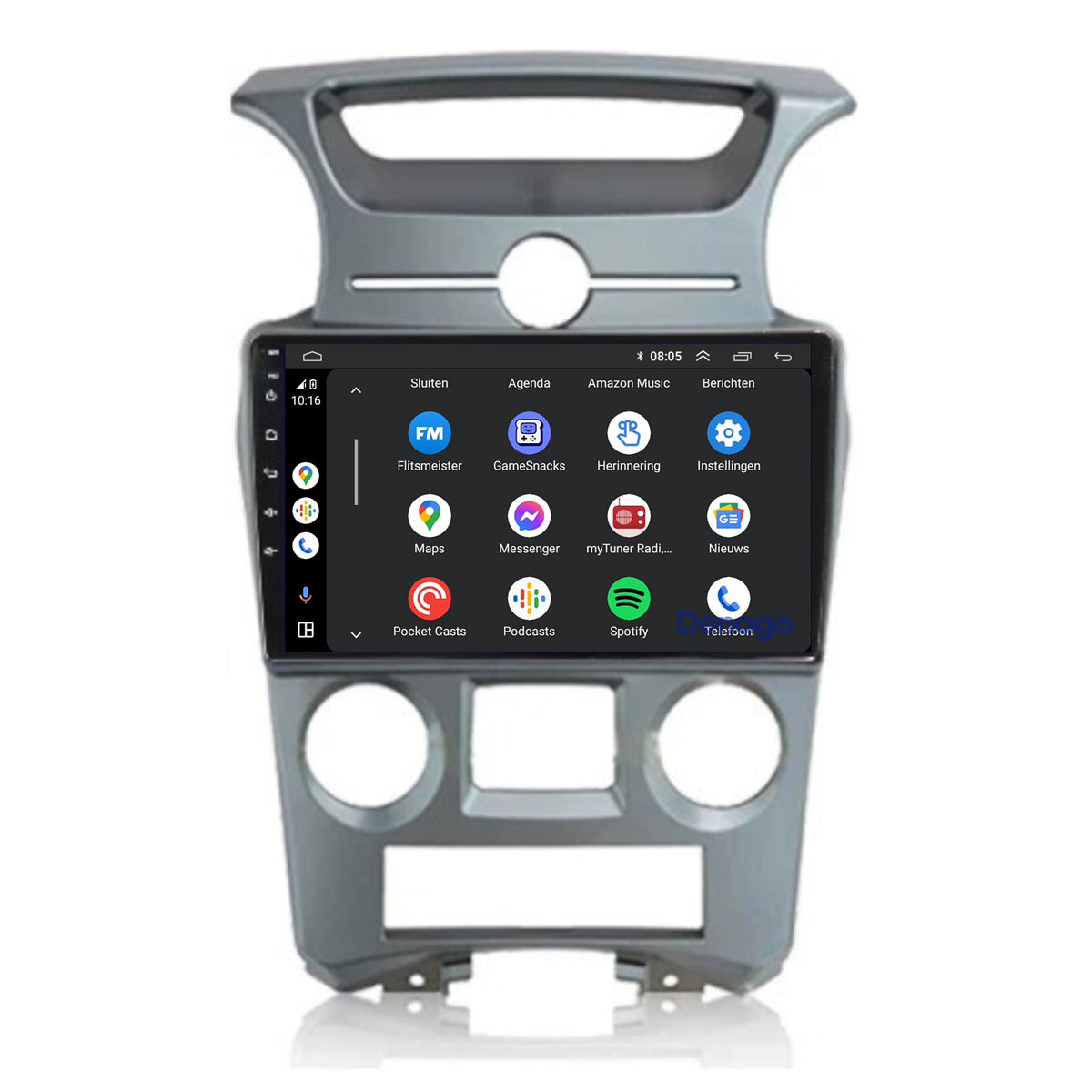 Denago DNG-A164 multimediasysteem voor Kia Carens (2006–2012), afbeelding 5