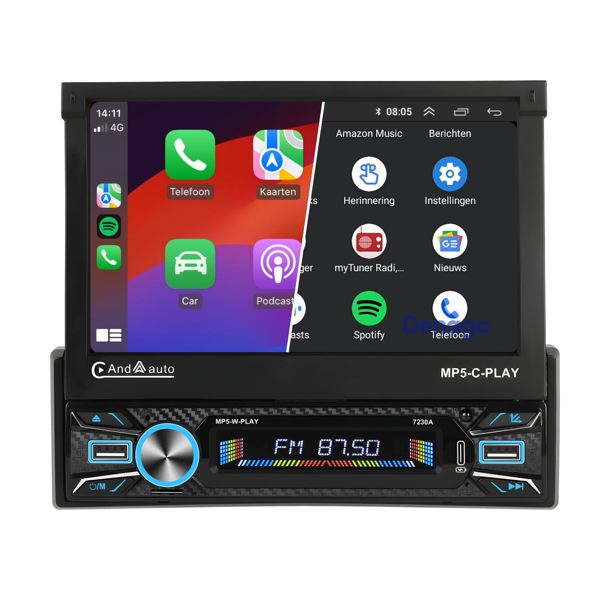 Denago DNG-78 universele 1-DIN autoradio