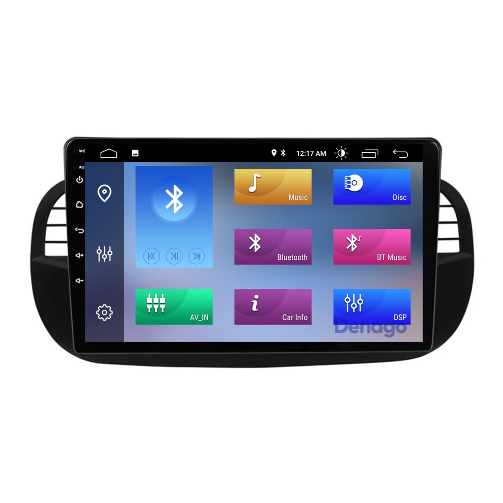 Denago DNG-A66 multimediasysteem voor Fiat 500 (2007–2015), afbeelding 3
