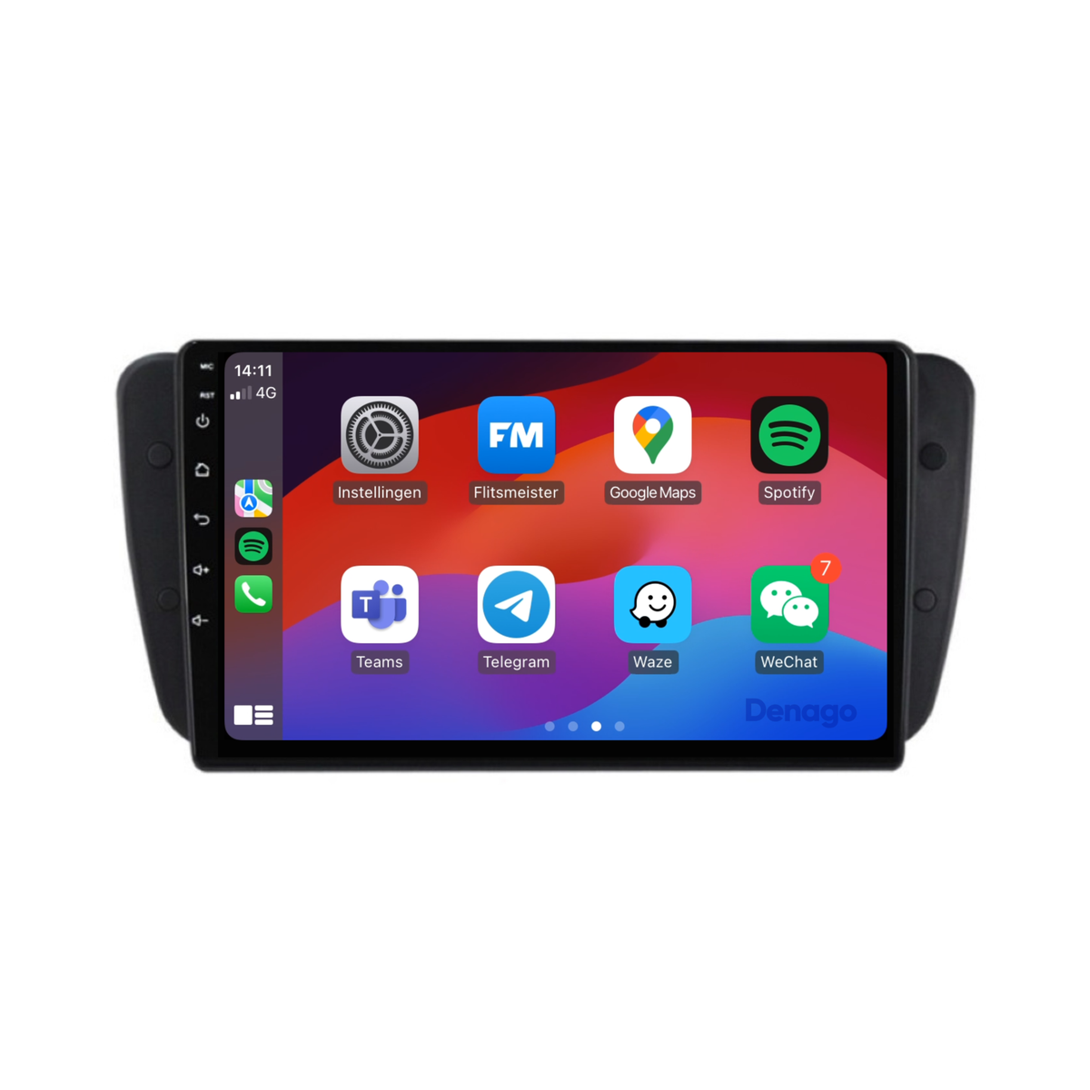 Denago DNG-A05 multimediasysteem voor Seat Ibiza (2008–2014), afbeelding 2