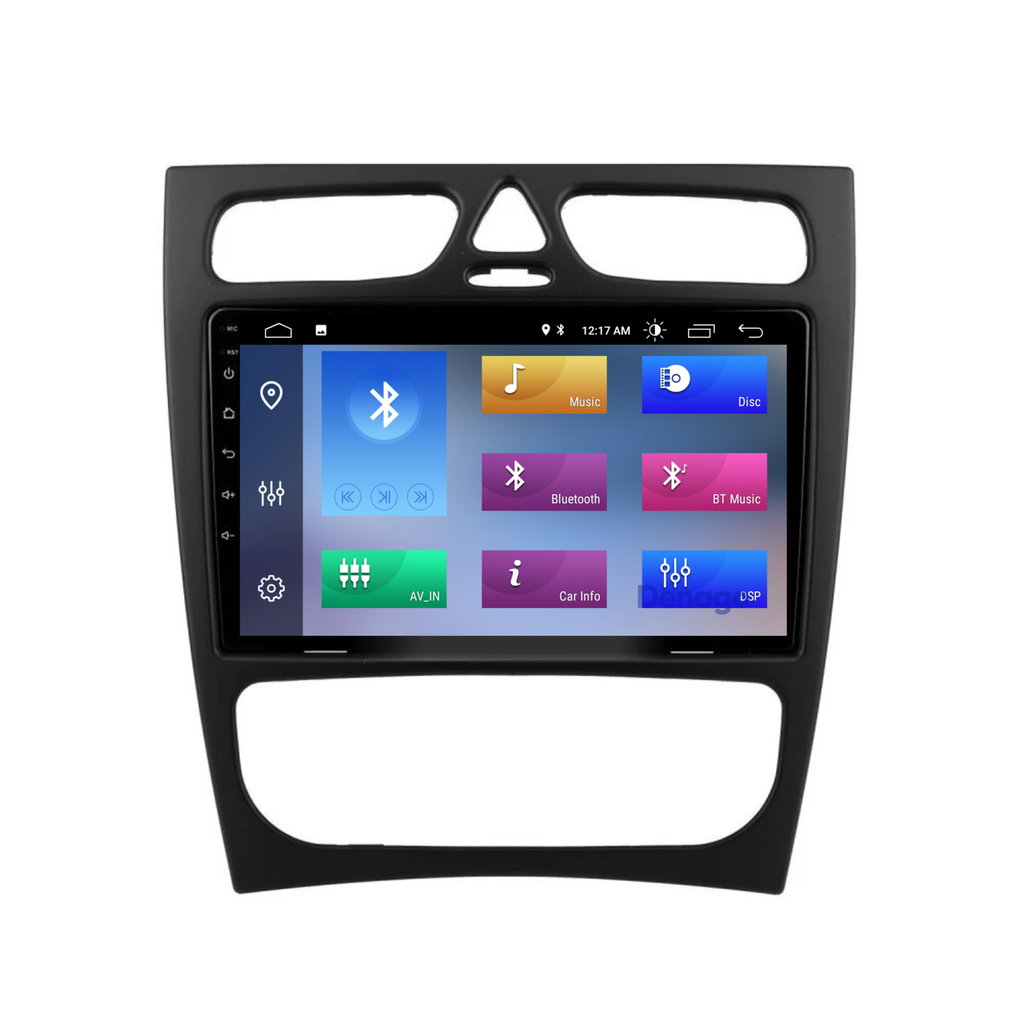 Denago DNG-A52 multimediasysteem voor Mercedes-Benz C-Klasse W203 (2000–2004), afbeelding 3