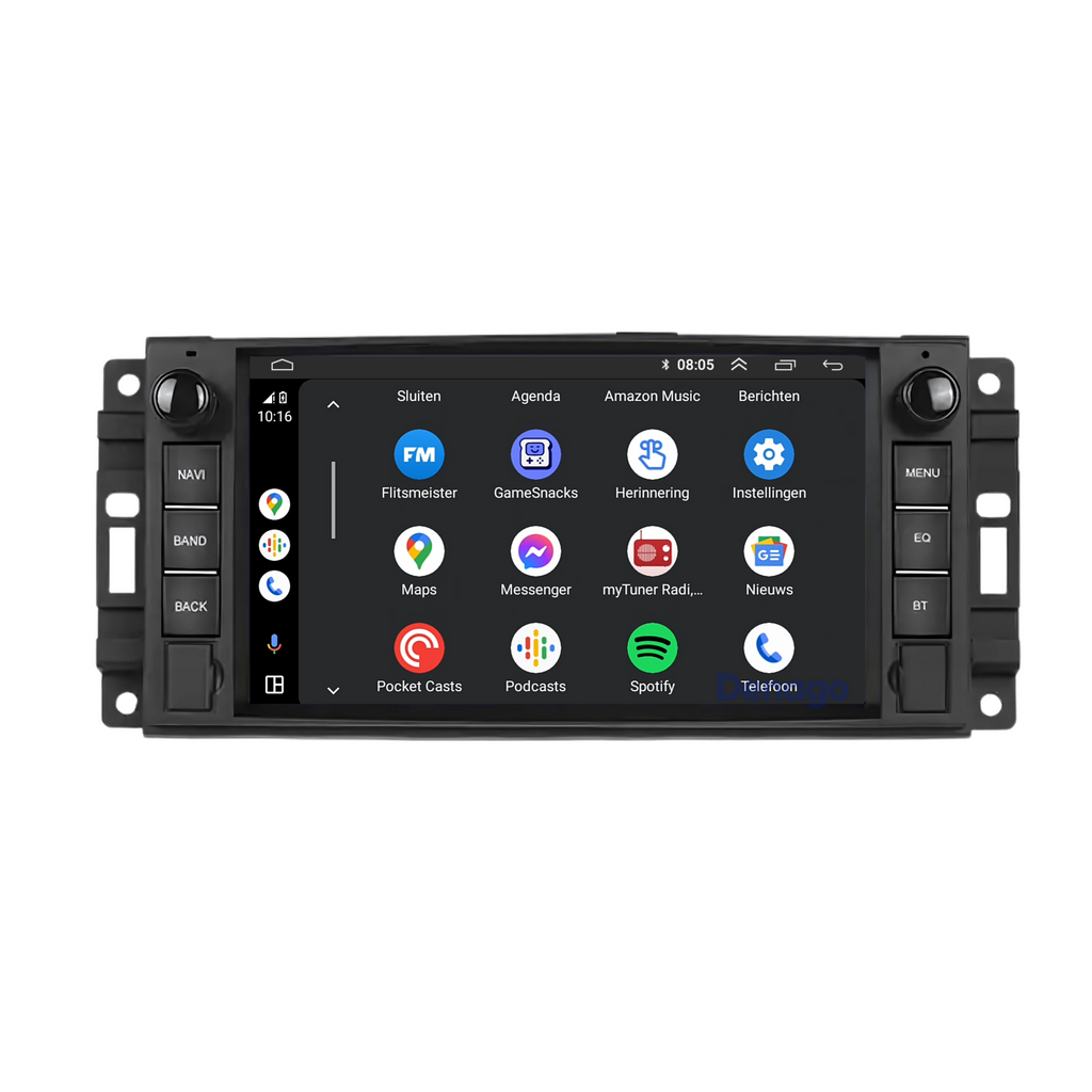 Denago DNG-2706 multimediasysteem voor Jeep Commander, Compass, Grand Cherokee en meer (2007–2018), afbeelding 6
