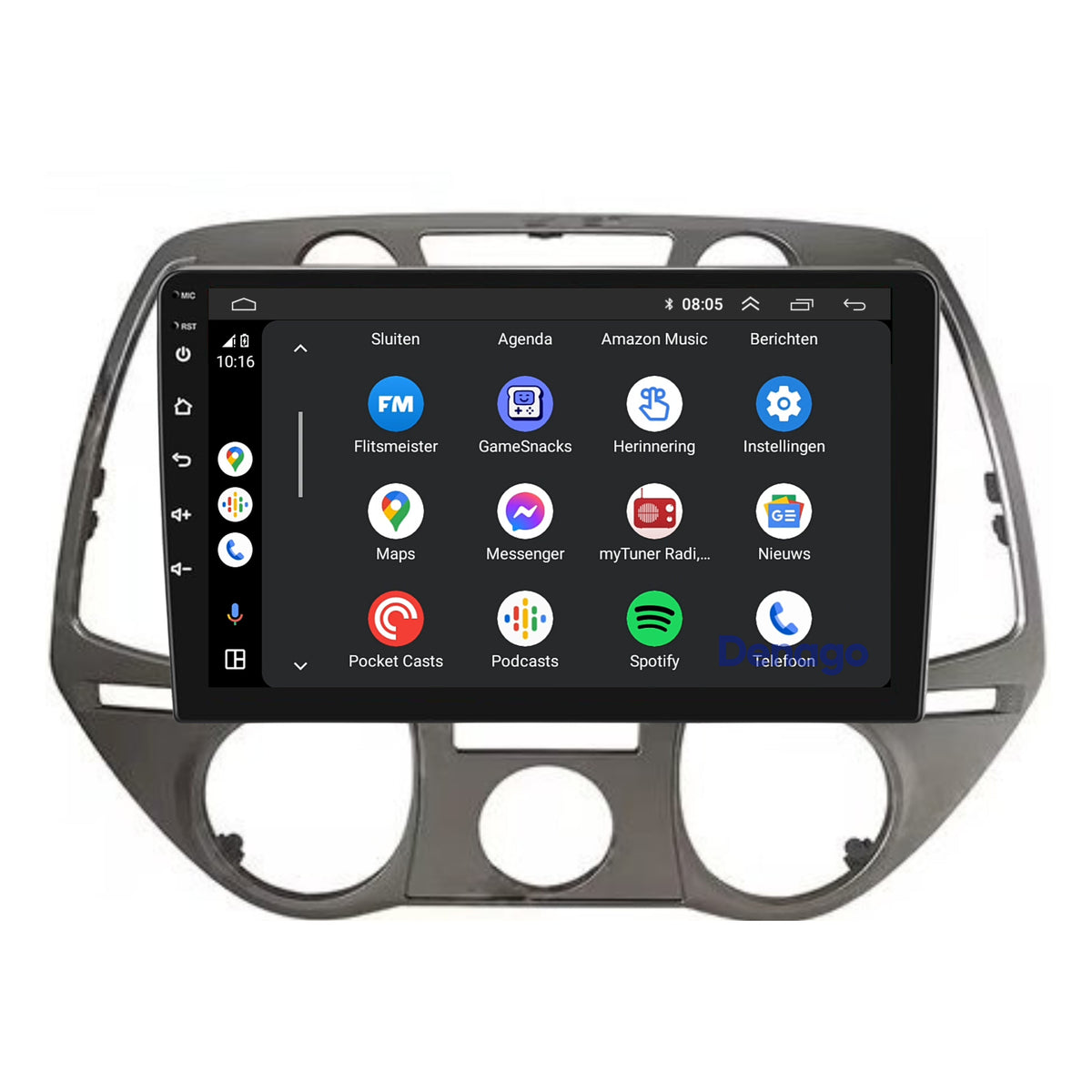 Denago DNG-A83 multimediasysteem voor Hyundai i20 (2008–2014), afbeelding 6